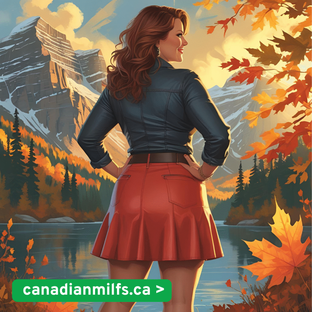 MILF in beautiful Canadian landscape