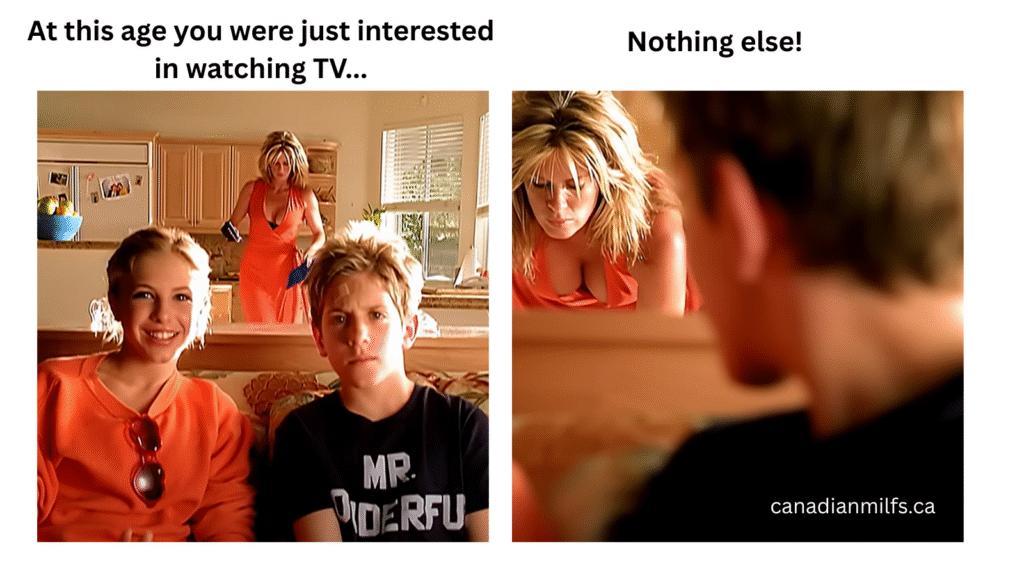 Meme about Stacy's Mom clip