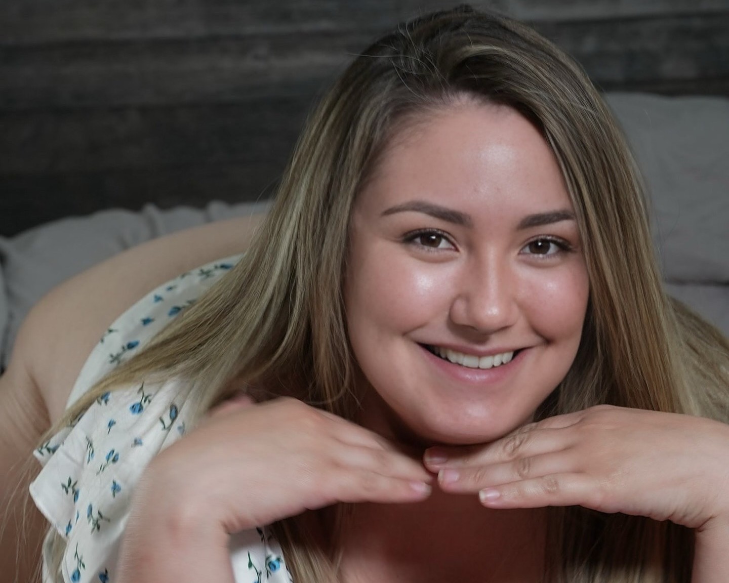 Lily Love showing off a smile